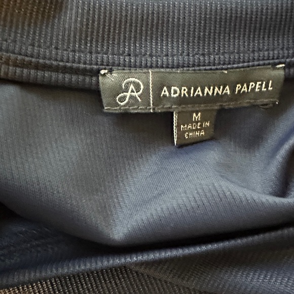 Adrianna Papell Blue Ruffle Sleeve Tee - Picture 5 of 6